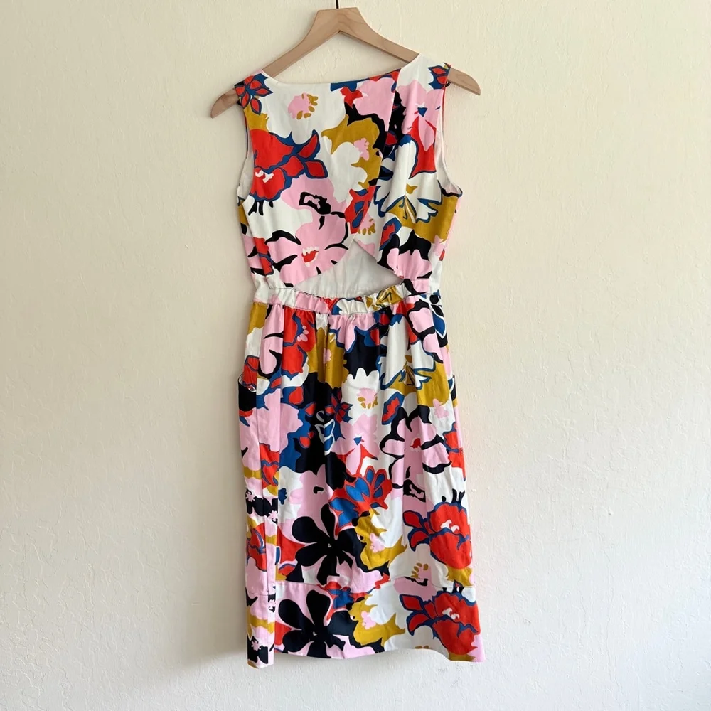 Whit Two Women's Multicolor Floral Sleeveless Dress Size 6 - Picture 2 of 7